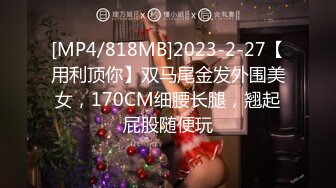 [MP4/818MB]2023-2-27【用利顶你】双马尾金发外围美女，170CM细腰长腿，翘起屁股随便玩