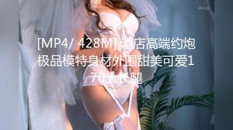 [MP4/ 428M] 酒店高端约炮极品模特身材外围甜美可爱170大长腿