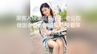 黑客入侵家庭摄像头-老公在做饭老婆后面用手撸,接着深喉,口爆,颜射