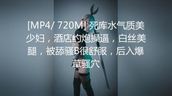 [MP4/ 720M] 死库水气质美少妇，酒店约炮操逼，白丝美腿，被舔骚B很舒服，后入爆草骚穴