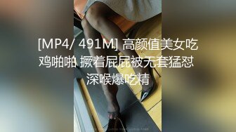 [MP4/ 491M] 高颜值美女吃鸡啪啪 撅着屁屁被无套猛怼 深喉爆吃精