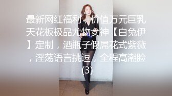 最新网红福利，价值万元巨乳天花板极品尤物女神【白兔伊】定制，酒瓶子假屌花式紫薇，淫荡语言挑逗，全程高潮脸 (3)