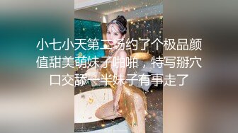 小七小天第二场约了个极品颜值甜美萌妹子啪啪，特写掰穴口交舔一半妹子有事走了