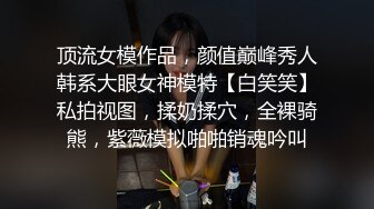 顶流女模作品，颜值巅峰秀人韩系大眼女神模特【白笑笑】私拍视图，揉奶揉穴，全裸骑熊，紫薇模拟啪啪销魂吟叫