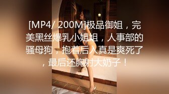 [MP4/ 200M]极品御姐，完美黑丝爆乳小姐姐，人事部的骚母狗，抱着后入真是爽死了，最后还胸射大奶子！