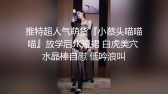 推特超人气萌货『小蔡头喵喵喵』放学后JK短裙 白虎美穴 水晶棒自慰 低吟浪叫